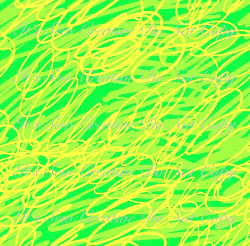 Here we go ~ Lime Green Scribble CL - (1 yd cut)