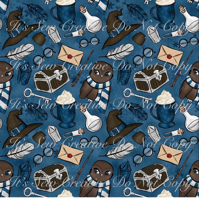 Blue HP - Woven (1 yd cut)