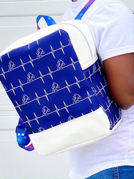 R106 Mouse Runner Heartbeat Navy/White