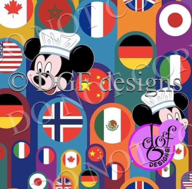 R104 Chef Mouse Around The World SMALL SCALE