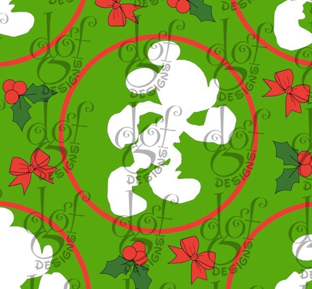 R98  Running Mouse Winter Holiday Large  SCALE