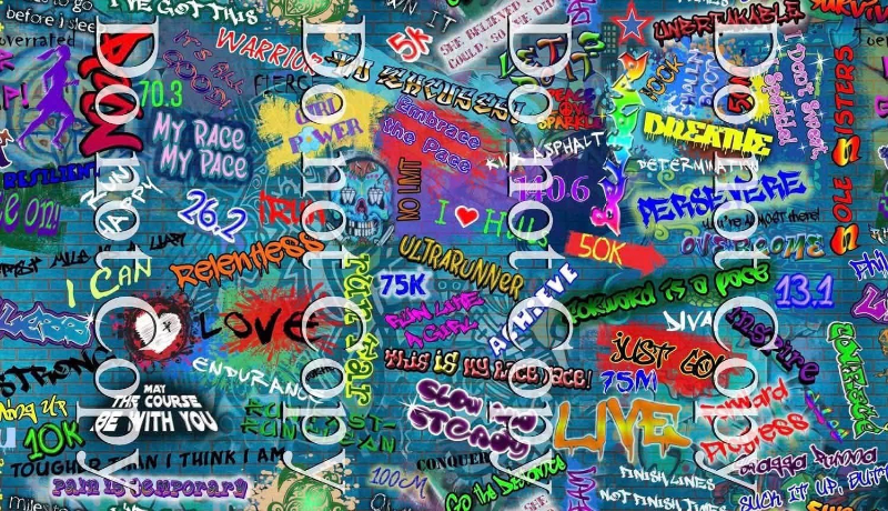 R107 Run Graffiti (Collab with Foreman Fabrics)