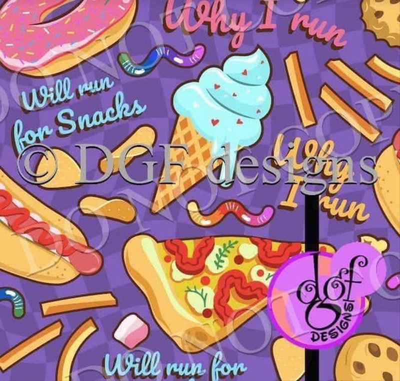 R99 Run For Snacks Purple