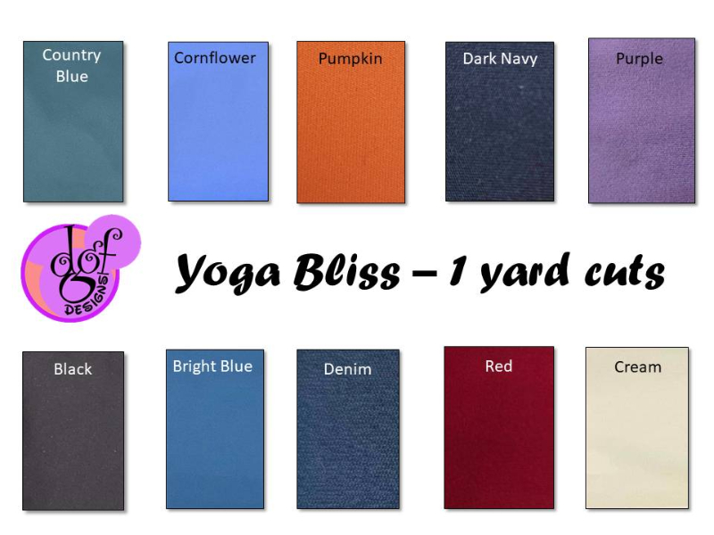 Yoga Bliss 1 yard cuts