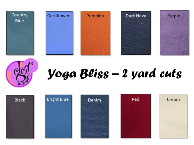 Yoga Bliss 2 yard cuts
