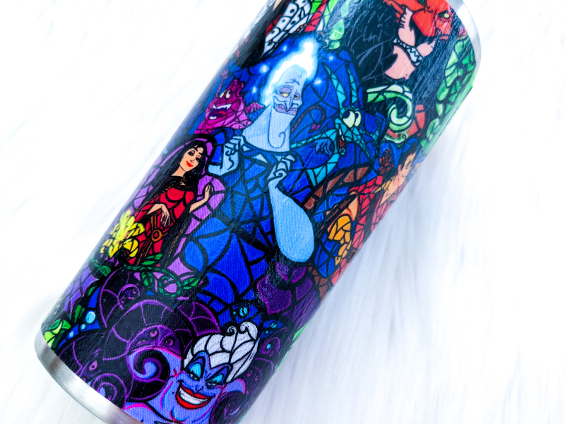 Stained Glass Villains TUMBLER