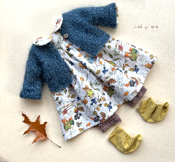 Autumn hues outfit 5 for a 16" doll