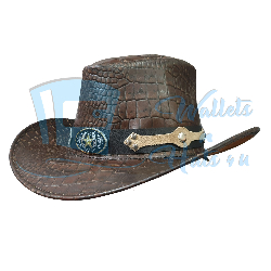 Crocodile Leather Cowboy Hat