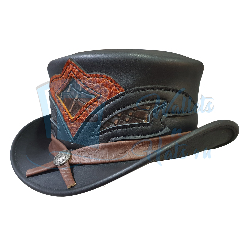 The Storm Leather Top Hat