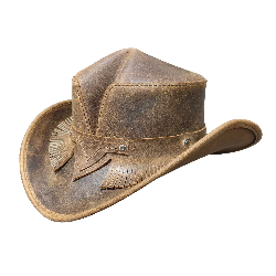 Rambler Fringed Band Leather Hat