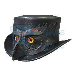 El Dorado Owl Eyes Leather top Hat