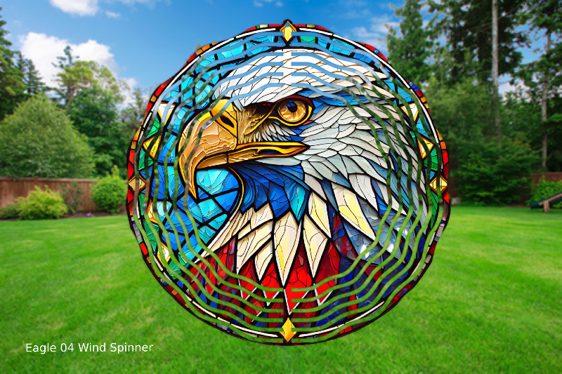 Eagle 04 3D Wind Spinner