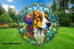 Dog 05 3D Wind Spinner