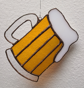 Beer Mug Stained Glass Sun Catcher