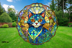 Cats 04 3D Wind Spinner