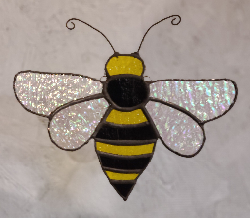 Bee Stained Glass Sun Catcher