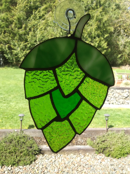 Stained Glass Hop Cone