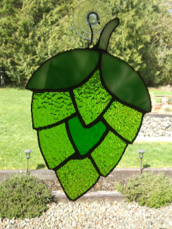 Stained Glass Hop Cone