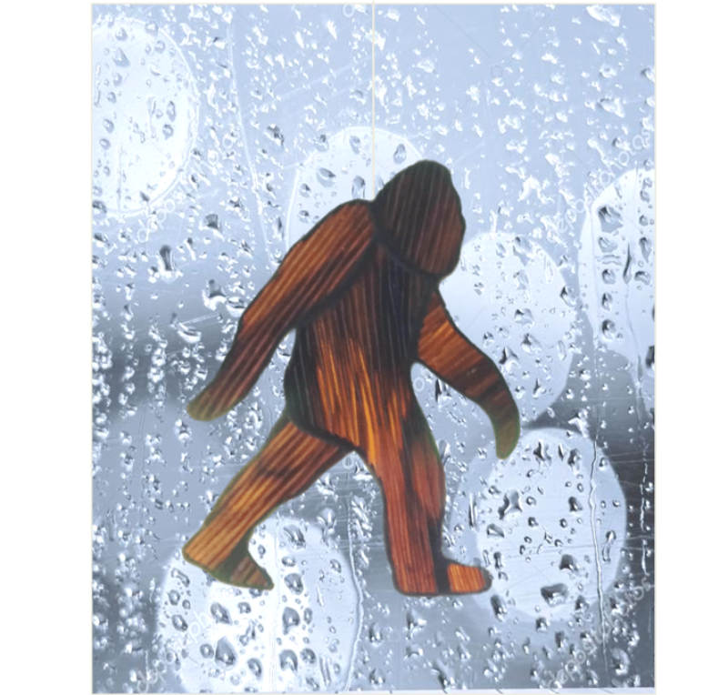 Big Foot Stained Glass Sun Catcher