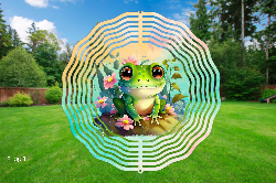 Frog 1  3D Wind Spinner