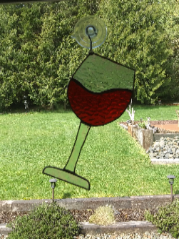 Stained Glass Red Wine