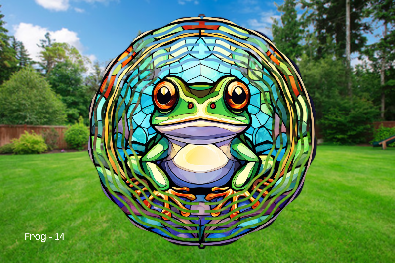 Frog 14  3D Wind Spinner