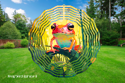 Frog 3  3D Wind Spinner