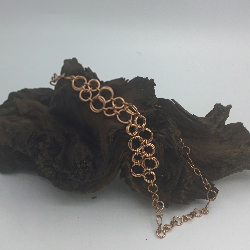 Handmade Celtic Loop Necklace with Chain Maille Focal