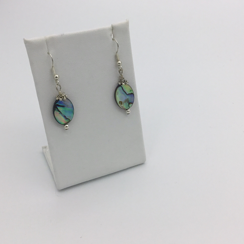 1 3/4” Handmade Abalone Earrings