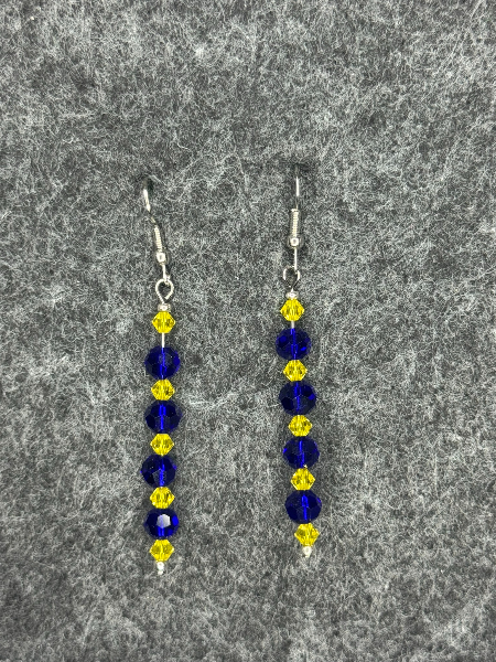 Michigan Beaded Earrings