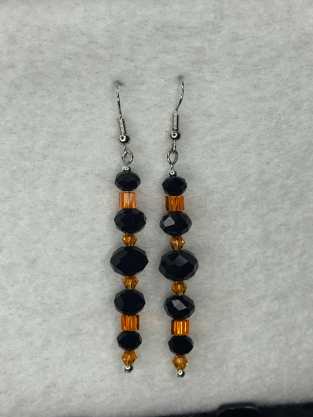 Black and Orange Crystal