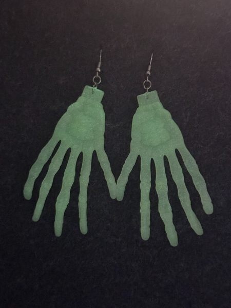Glow in the Dark Skelly Hands