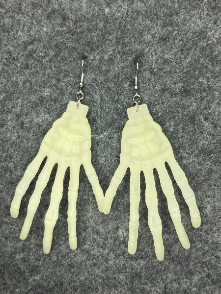 Glow in the Dark Skelly Hands