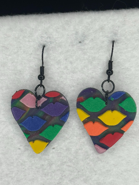 Rainbow Kissed Hearts