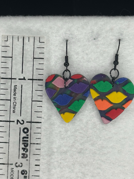 Rainbow Kissed Hearts