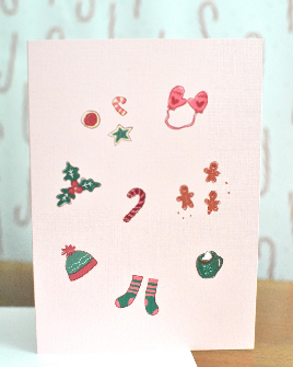 Holly Jolly Greeting Card - 5”x7” with envelope