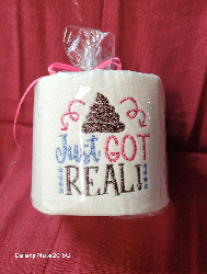 Embroidered Toilet Paper