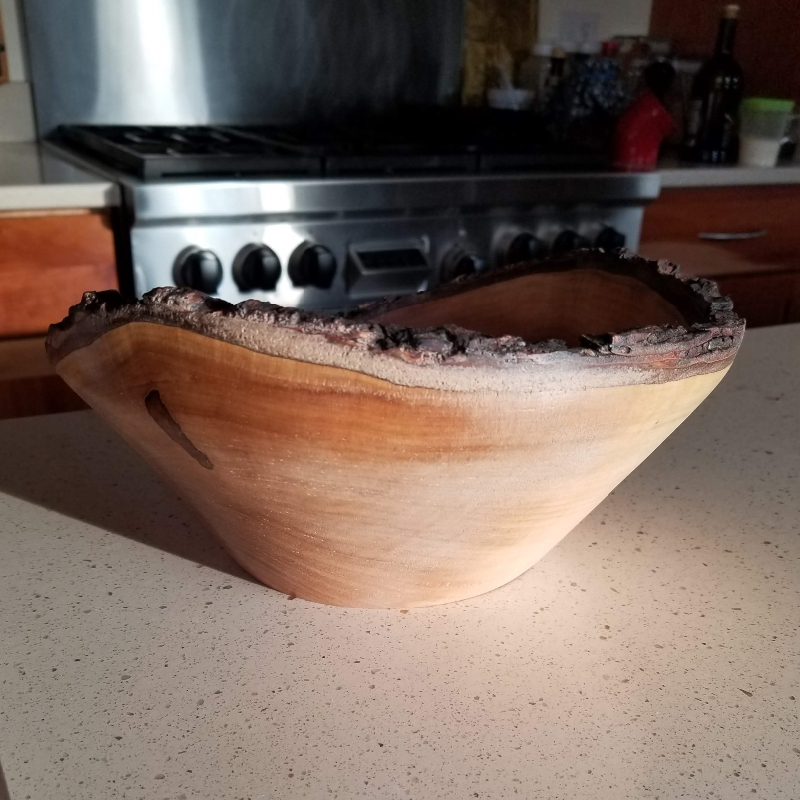 Maple Live Edge Bowl (10" x 4-3/4")