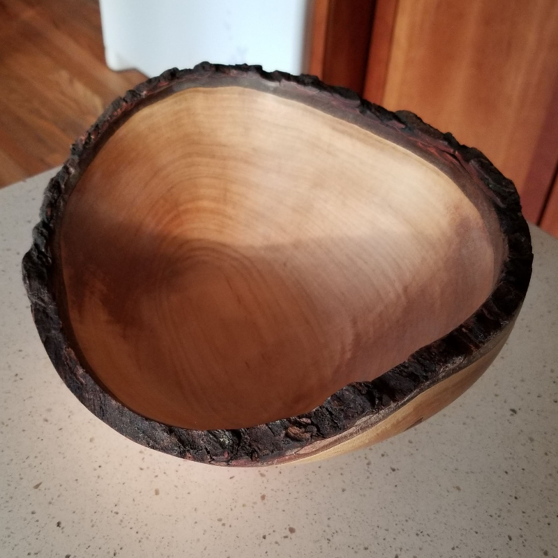 Maple Live Edge Bowl (10" x 4-3/4")