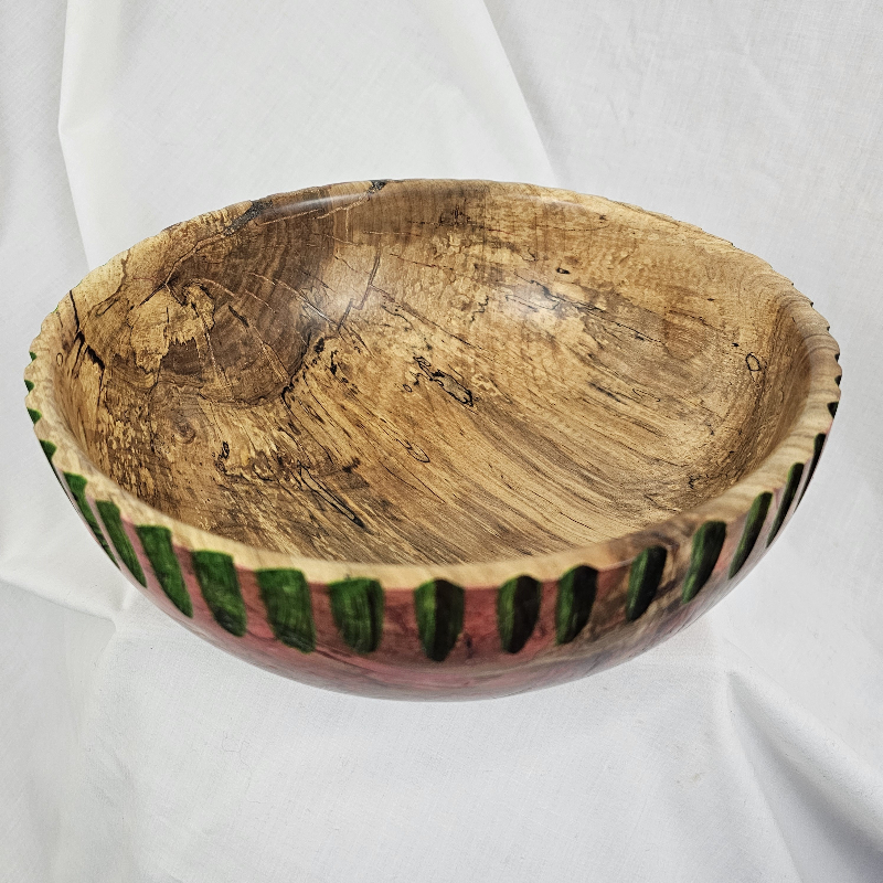 Large Maple Party Bowl (11-1/2" x 4")