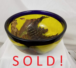 Craggy Oak Cast Bowl (8" x 4")