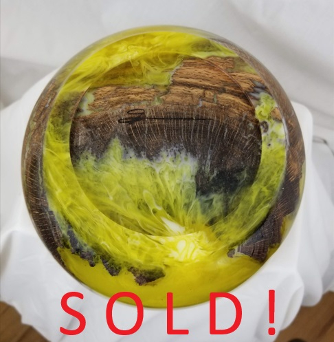 Craggy Oak Cast Bowl (8" x 4")