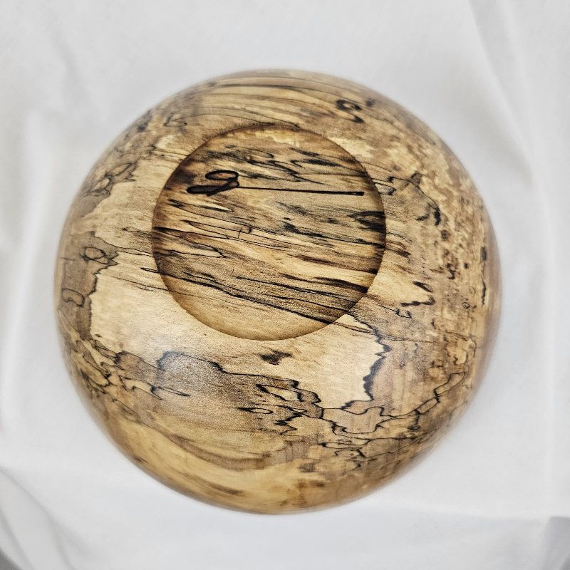Spalted Silver Maple Bowl