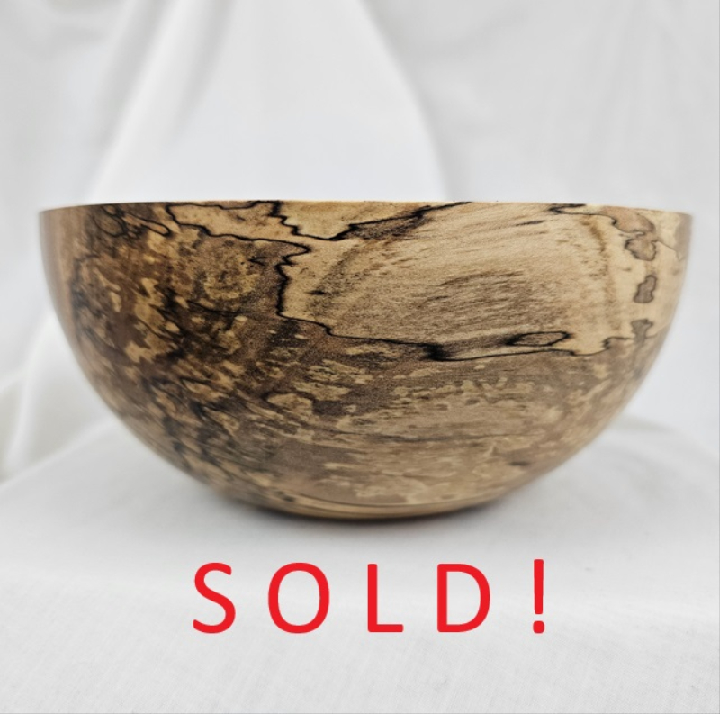 Spalted Silver Maple Bowl (7" x 3")