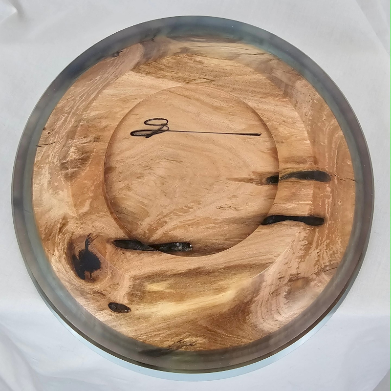 Blue Edge Maple Bowl (7" x 2")