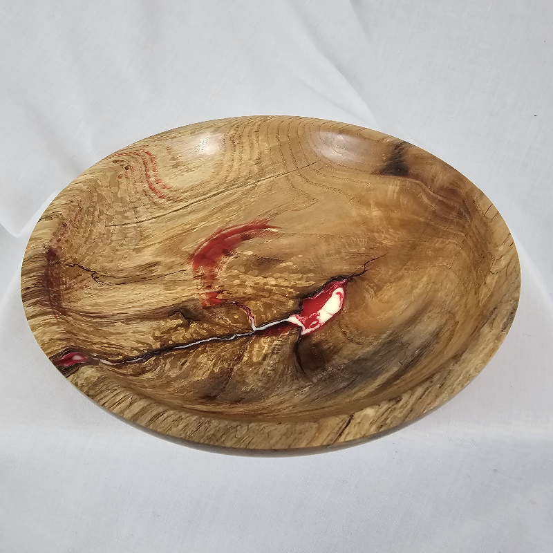 Maple Bowl with Casting (7" x 1")