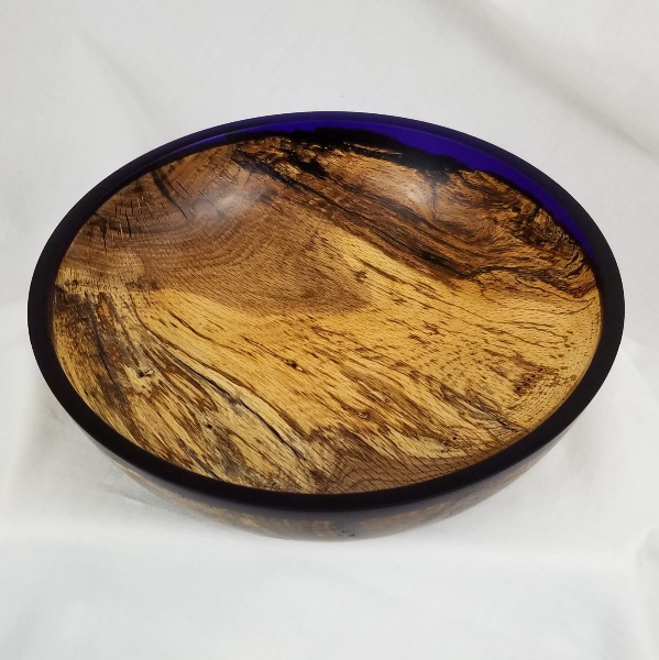 Purple Cast Oak Bowl (9" x 2-1/2")