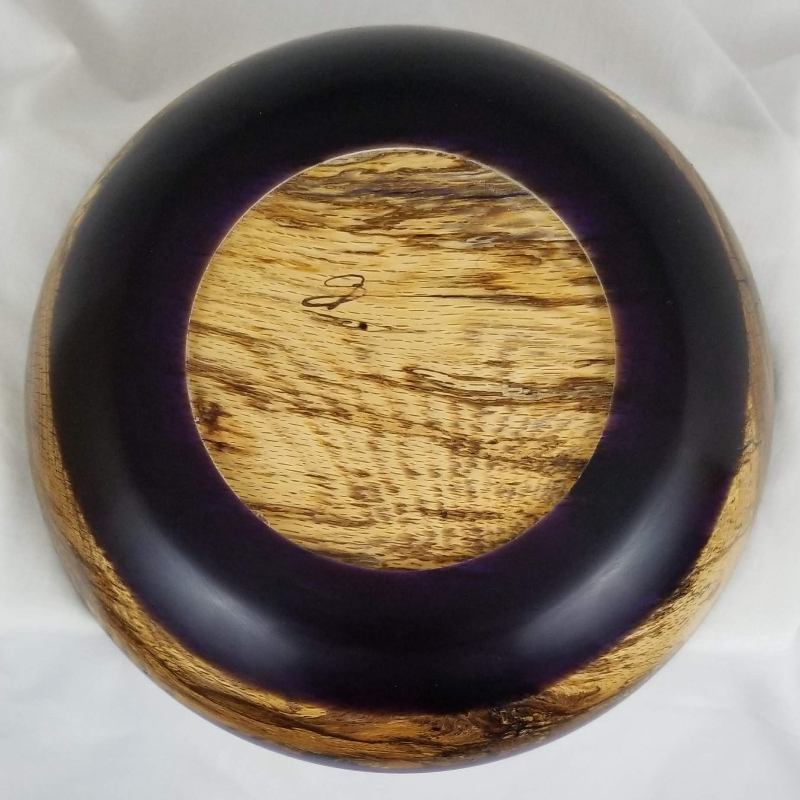 Purple Cast Oak Bowl (9" x 2-1/2")
