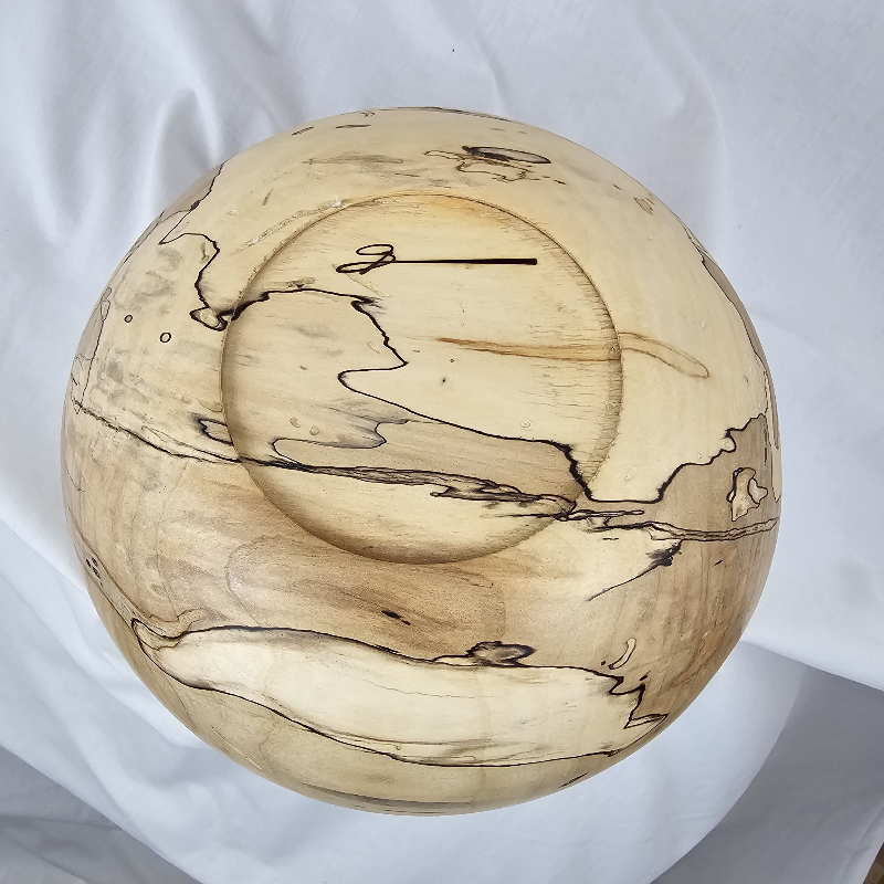 Beautiful Spalted Maple Bowl (10" x 4")