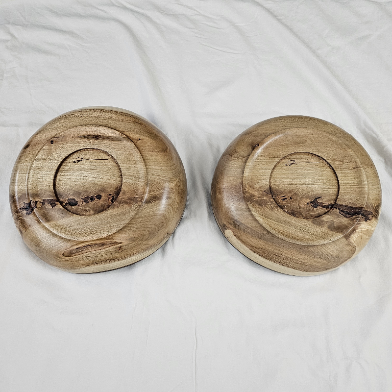 Maple "Sister" Bowls - Live Edge